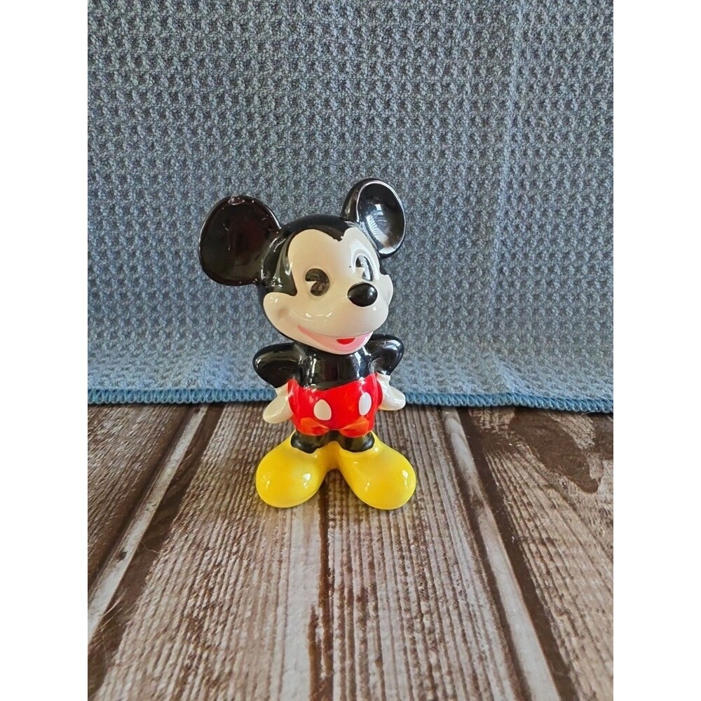 Vintage Mickey Mouse - Porcelain Ceramic- Disney 3"